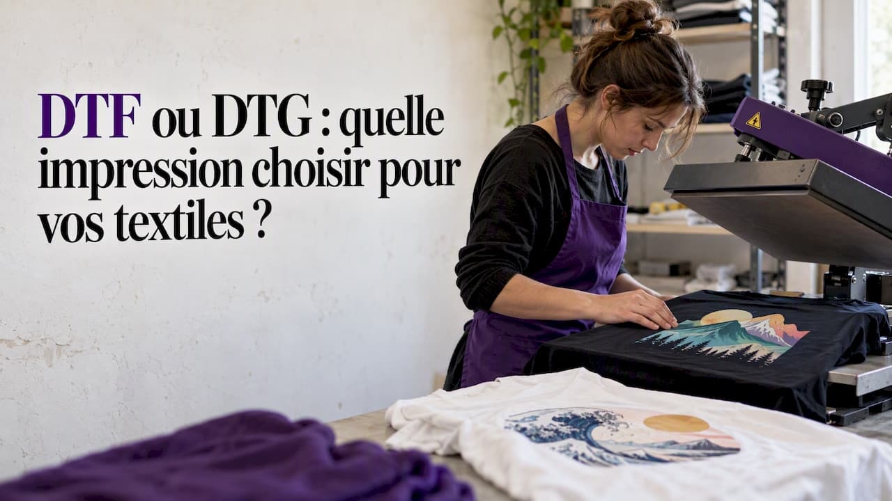 DTF ou DTG : quelle impression choisir pour vos textiles ?